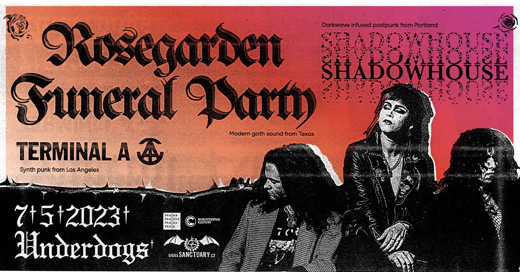 Rosegarden Funeral Party (US) + Shadowhouse (US) + Terminal A (US)