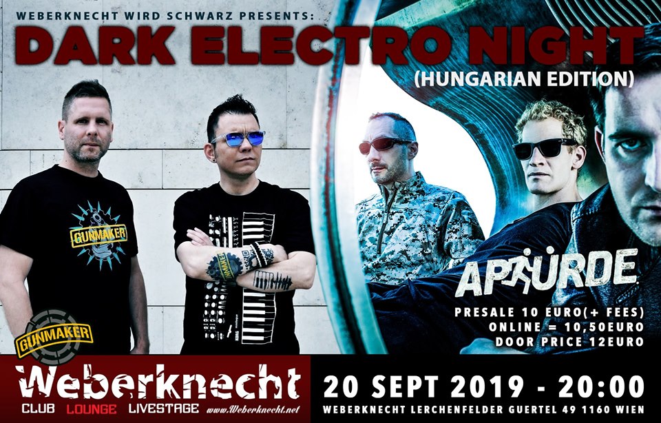 Gunmaker + Apsürde / Hungarian Dark Electro Night