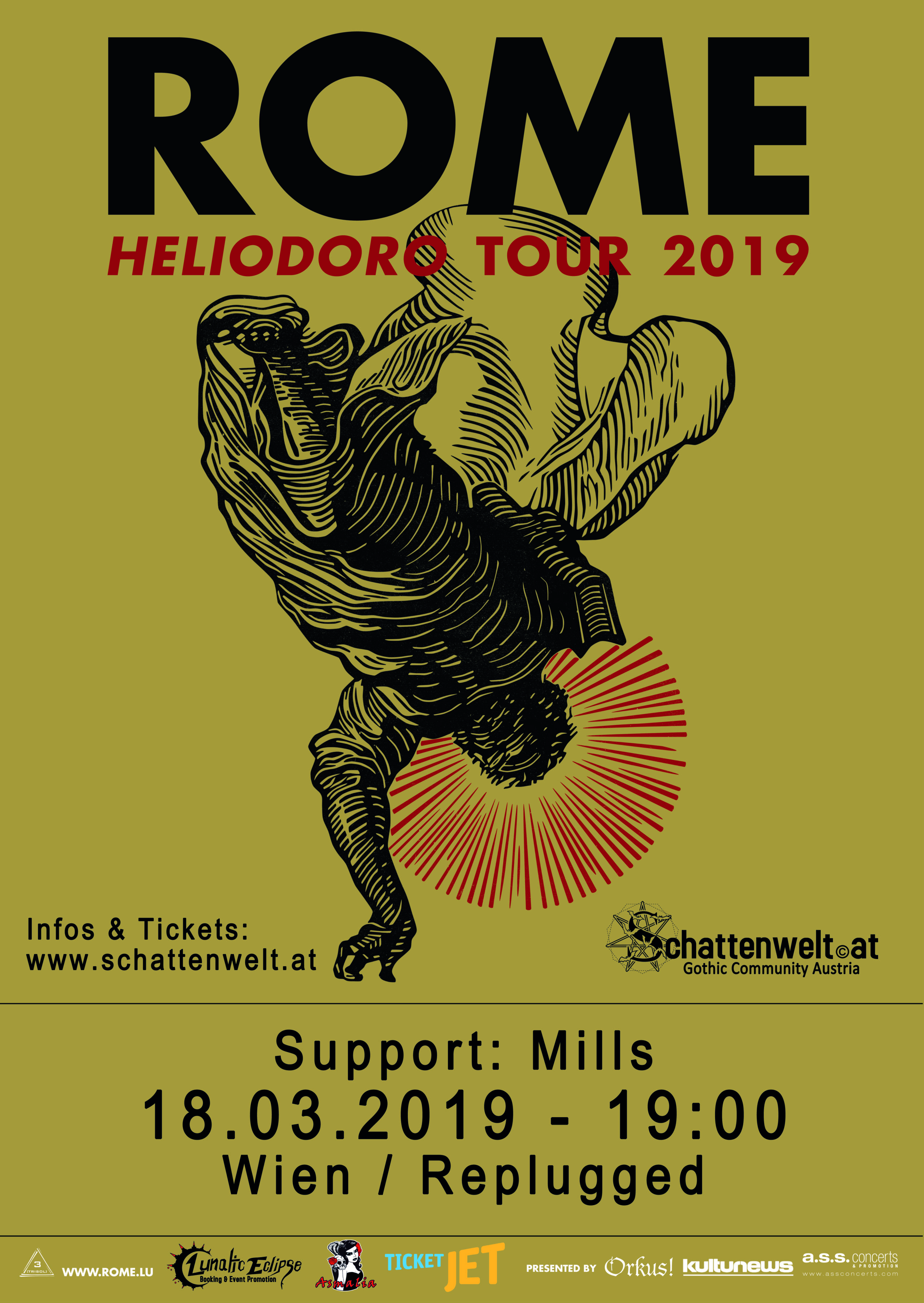 ROME - Heliodoro Tour / Support: Mills